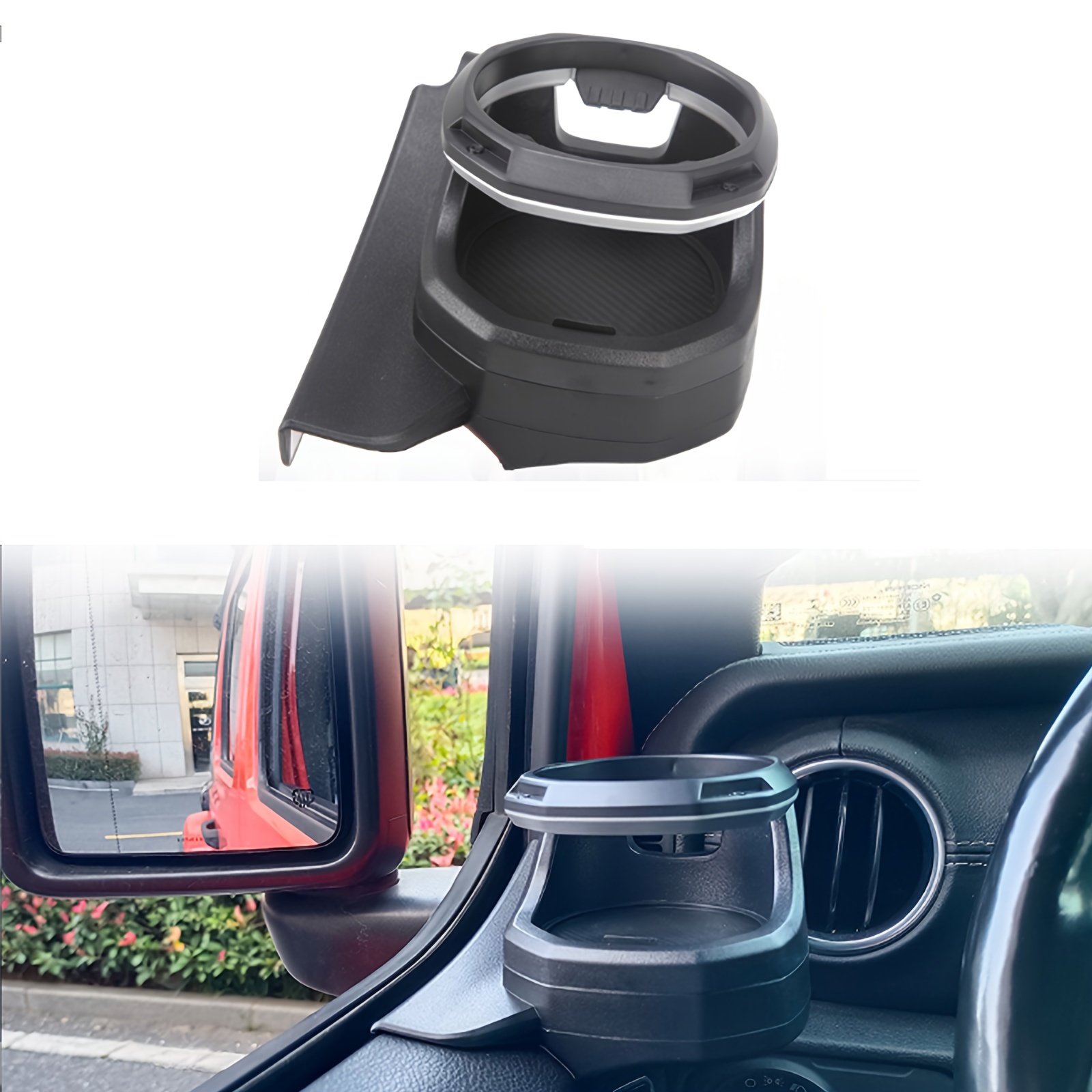 TEMU Window Cup Holder For Wrangler Jl And For Gladiator Jt 2018-2024, Door Cup Holder And Drink Holder