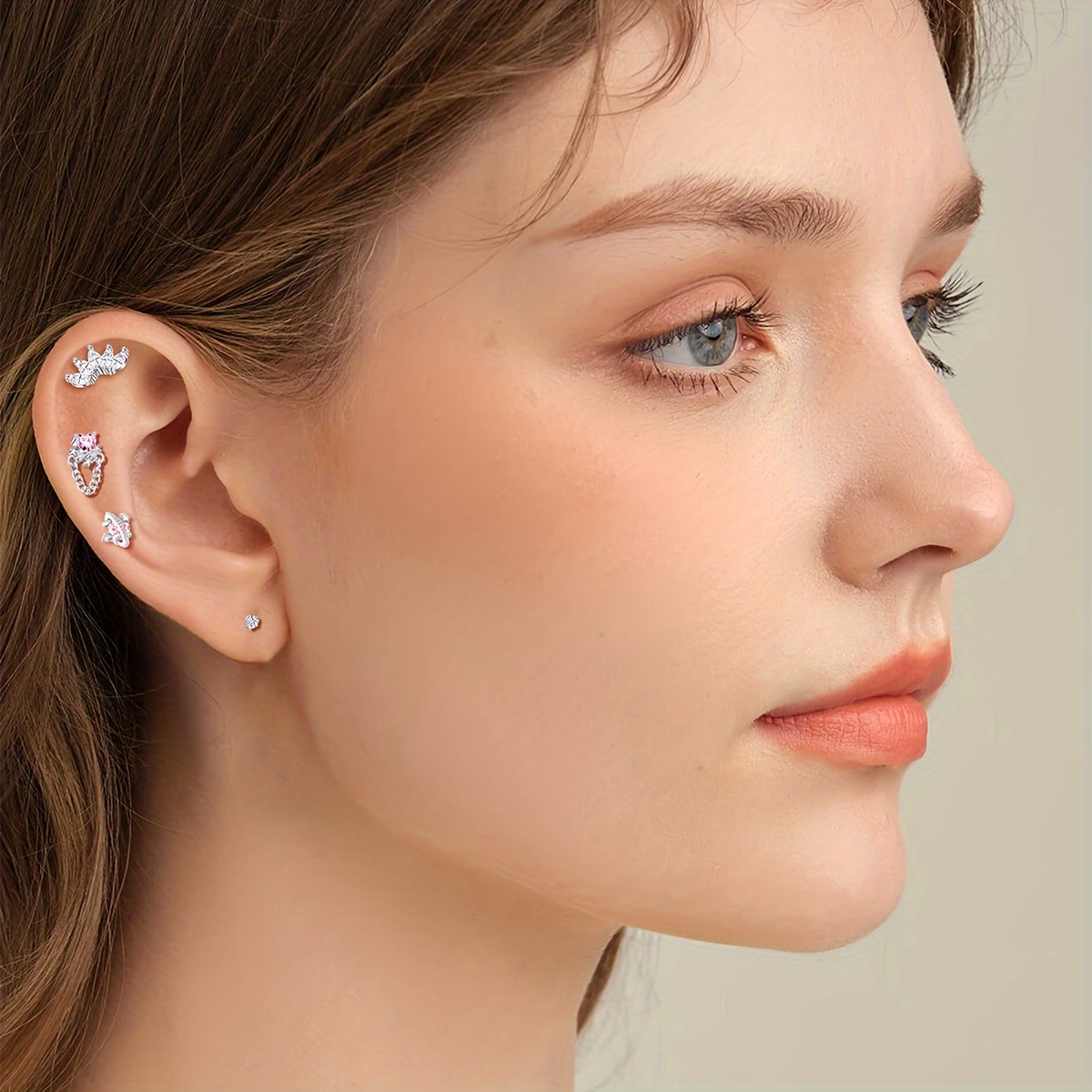 HOT Daith Ohrpiercing Tragus Tragus Piercing Heart Daith Tragus