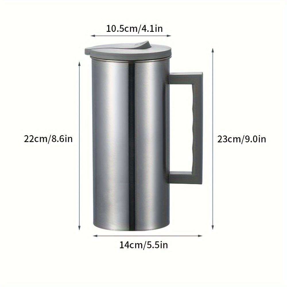 Korean-style Stainless Steel Straight-body Cold Water Kettle