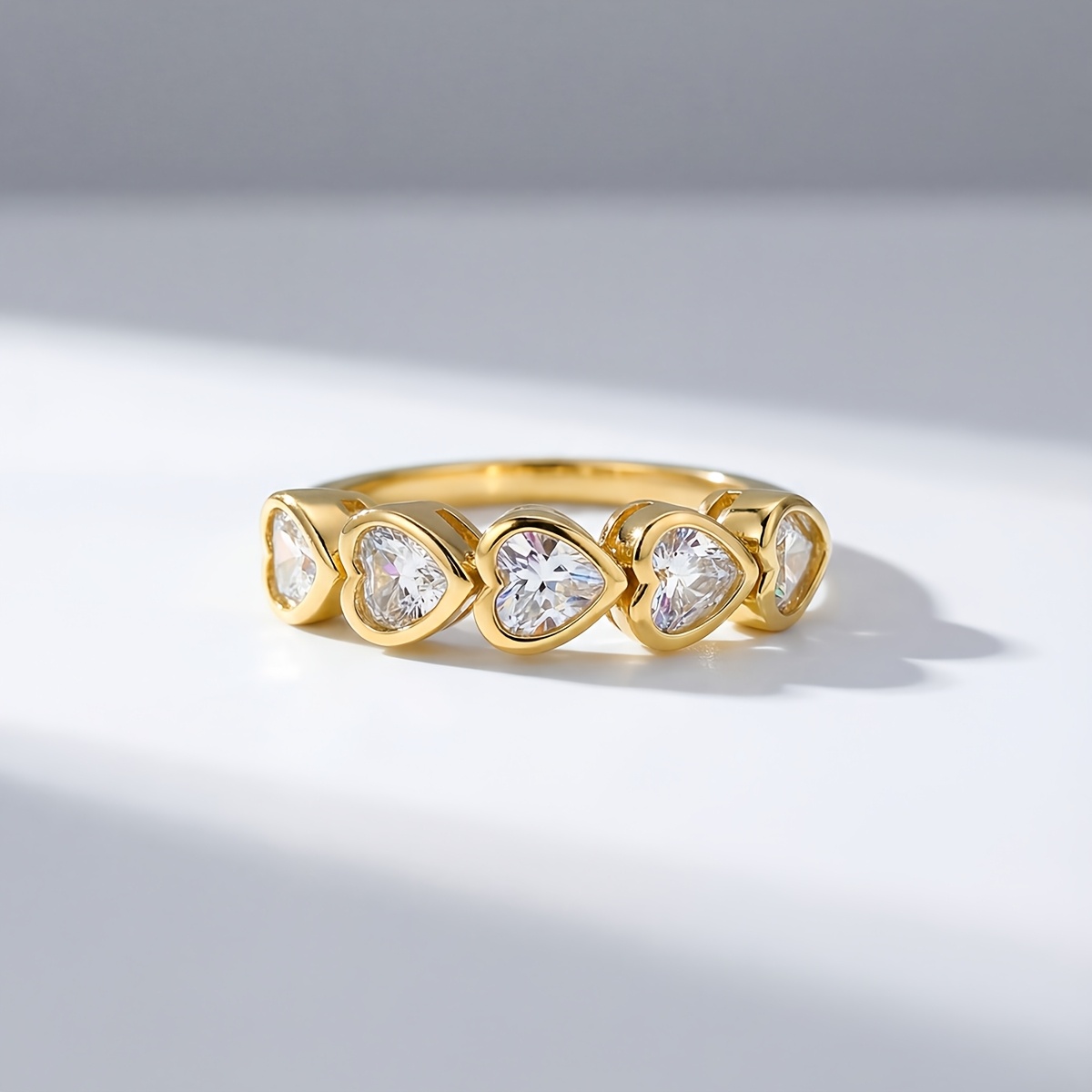 Unique Curved Rectangular Ring, Perfect Gift for Special Occasions