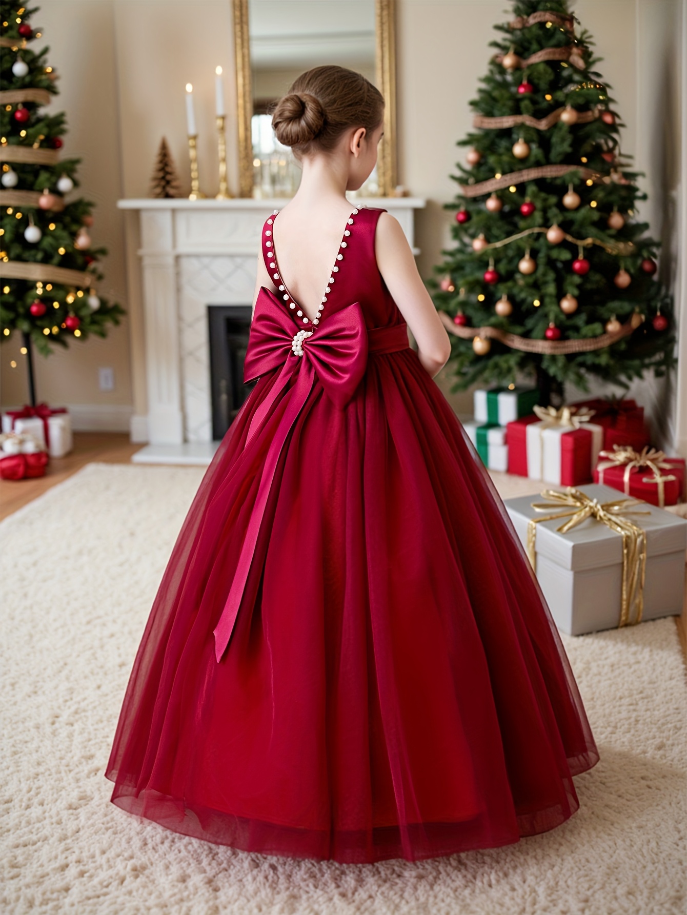 where can i find a cheap prom dress BABARONI Lace Dusty Sage Prom Dresses A-line Scoop Floral Ruched Pleated Beaded Sequins Appliqued main image 0