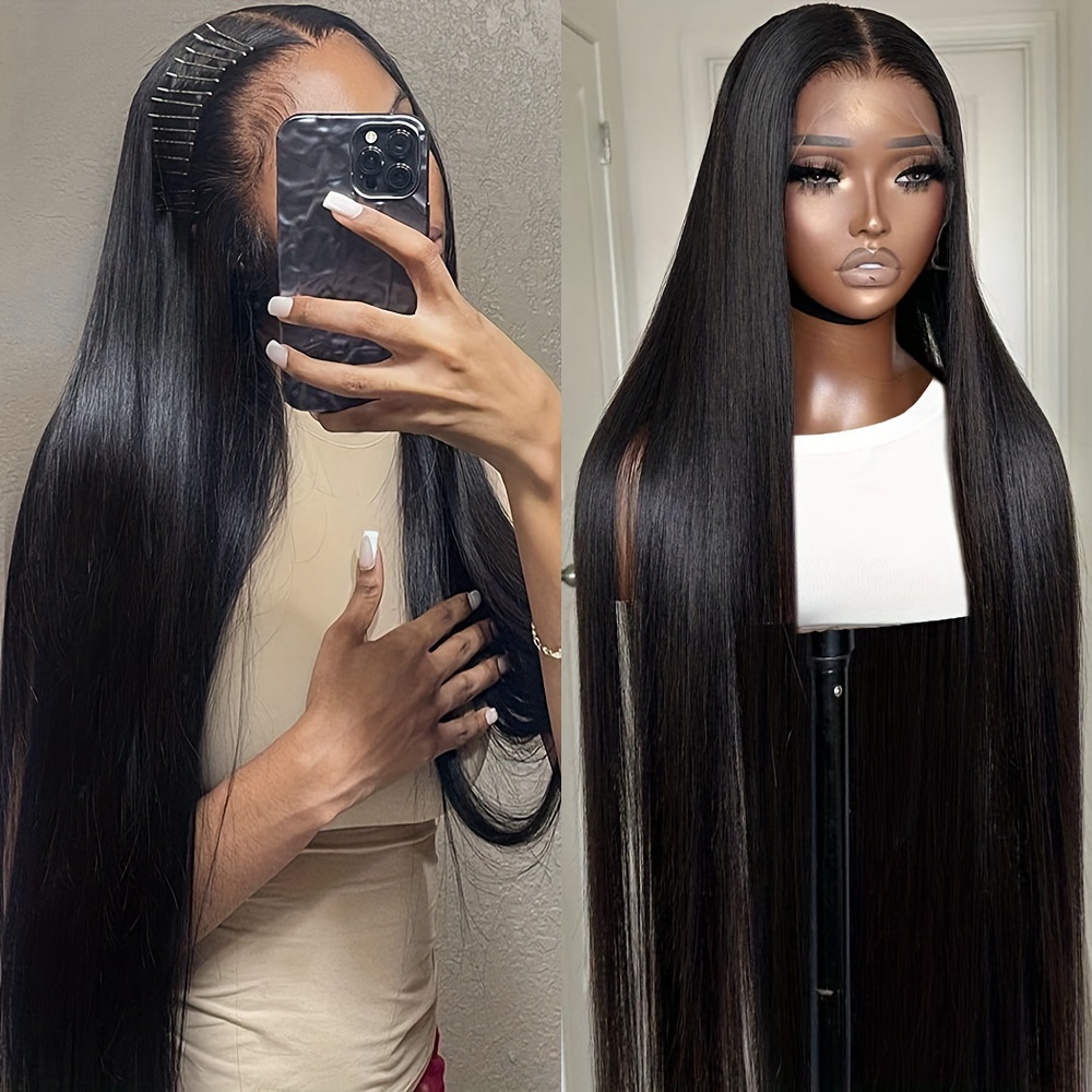 

32 For Women 13*4 Part Synthetic Long Straight Preplucked For Use