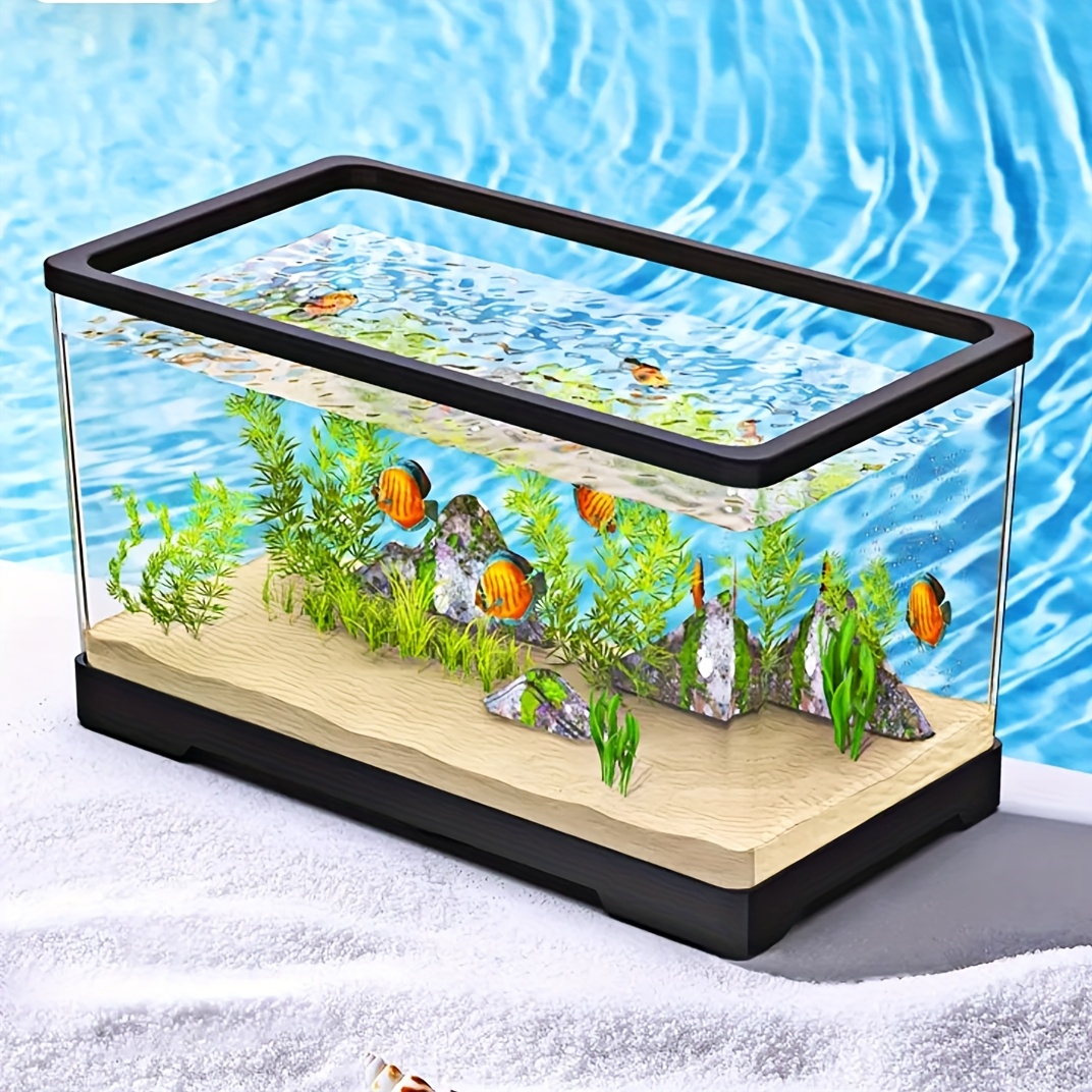 

Fish Acrylic Plastic Grass Landscape Aquarium Turtle Reptile Pet