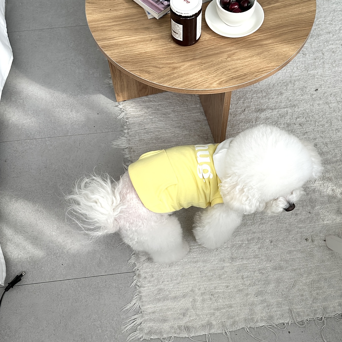 1pc of small to medium sized pet clothing for cats and dogs a sleeveless hooded vest for dogs a dog hoodie and cat apparel clothes soft and comfortable suitable for     daily wear Product details 6
