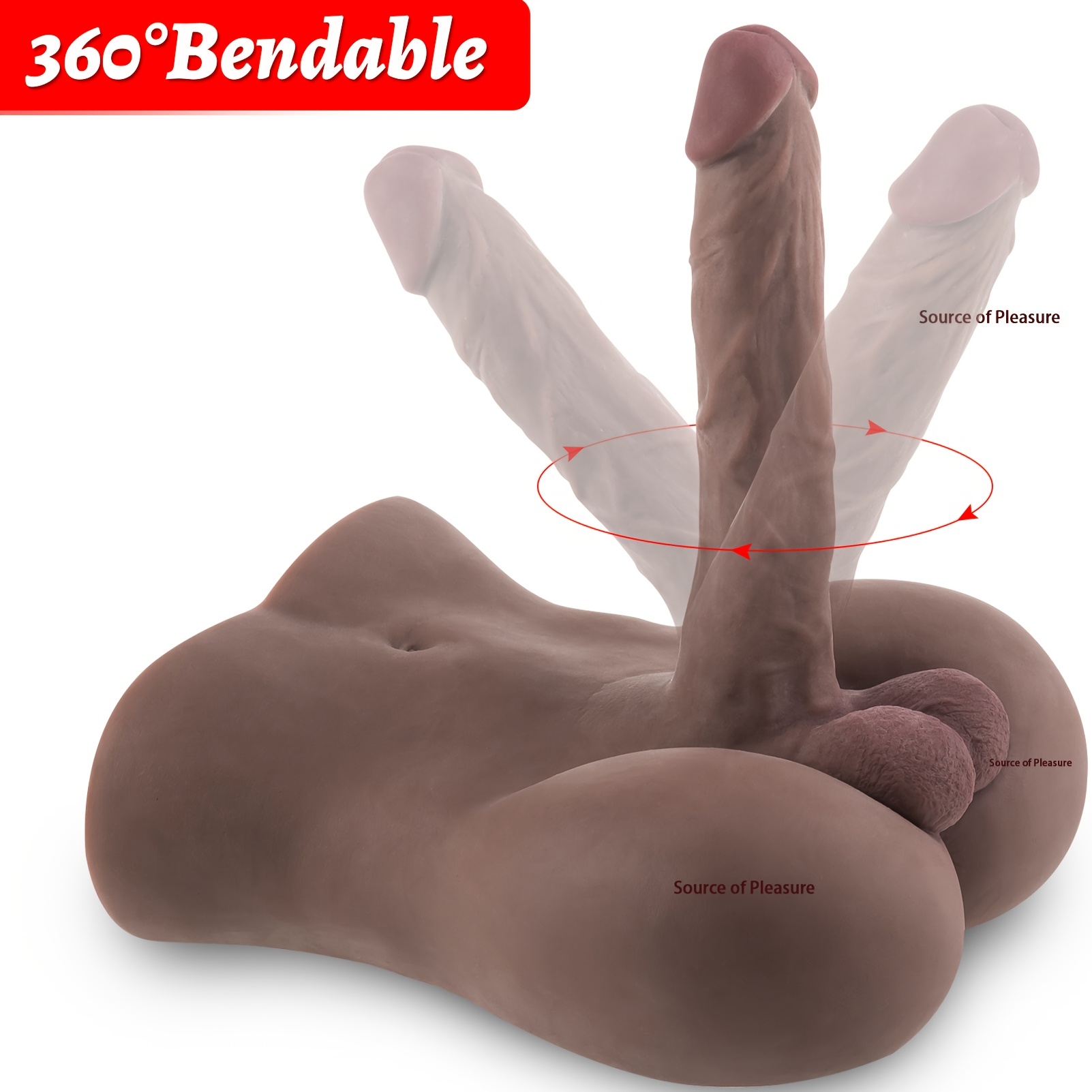 6.6lb/3kg Male Sex Doll for Women Dildo Sex Doll with Flexible Dildo Realistic Sex Huge 8in Rooster for Female Masturbation, Female Masturbator Sex Toy for Women Men Couple Adult Sex Doll for Men Sex Relaxation Gift Funny Stuff Weird Room Decor