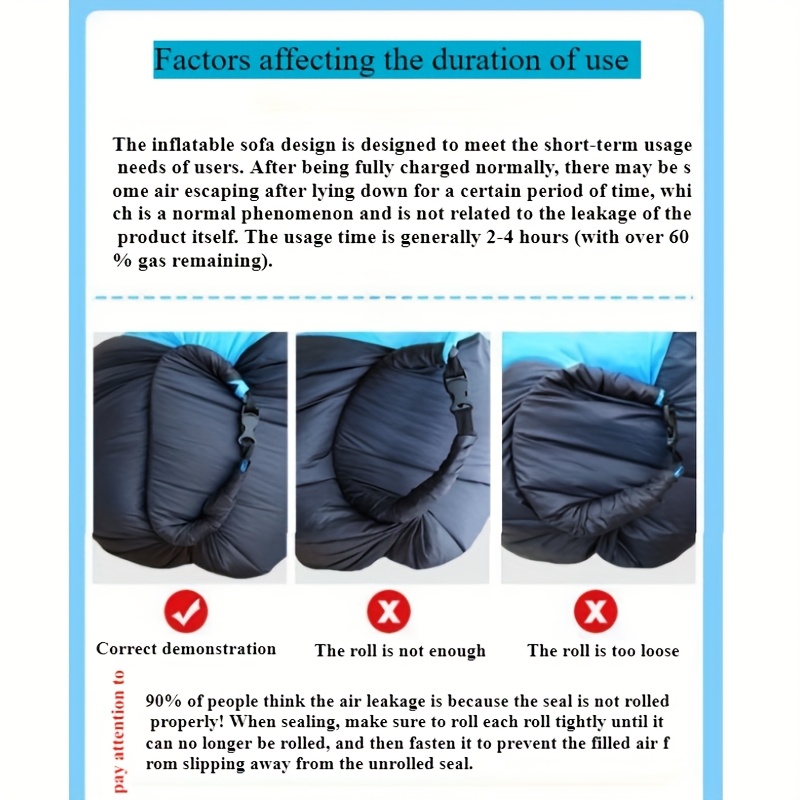 Versatile Inflatable Sofa - Foldable, Soft & Fast Inflation for Camping & Lounging, Perfect Gift for Christmas, Halloween, Thanksgiving, Camping Accessory | Comfortable Lounger | Durable Outdoor Furniture, Camping Gear