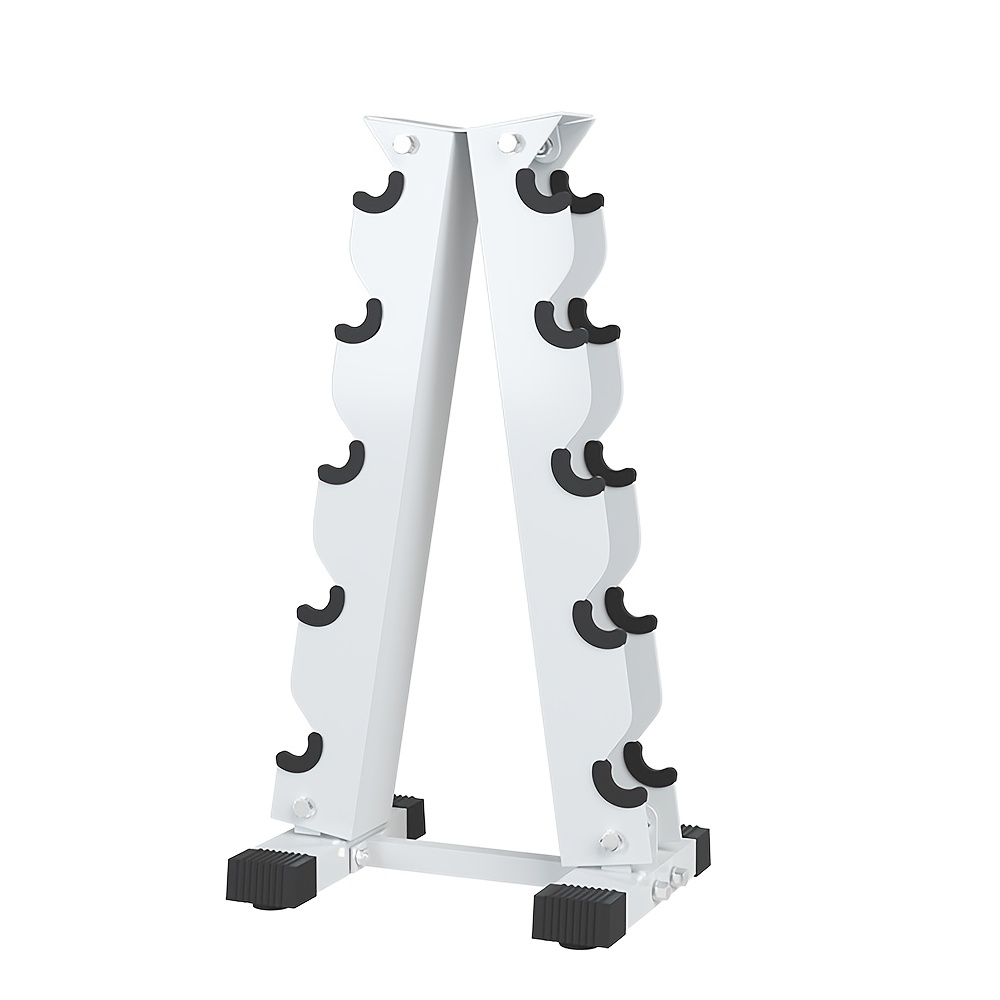 5-tier Dumbbell Rack, Heavy Duty Metal Dumbbell Storage Stand, Vertical Dumbbell Holder For Home Gym Fitness Storage