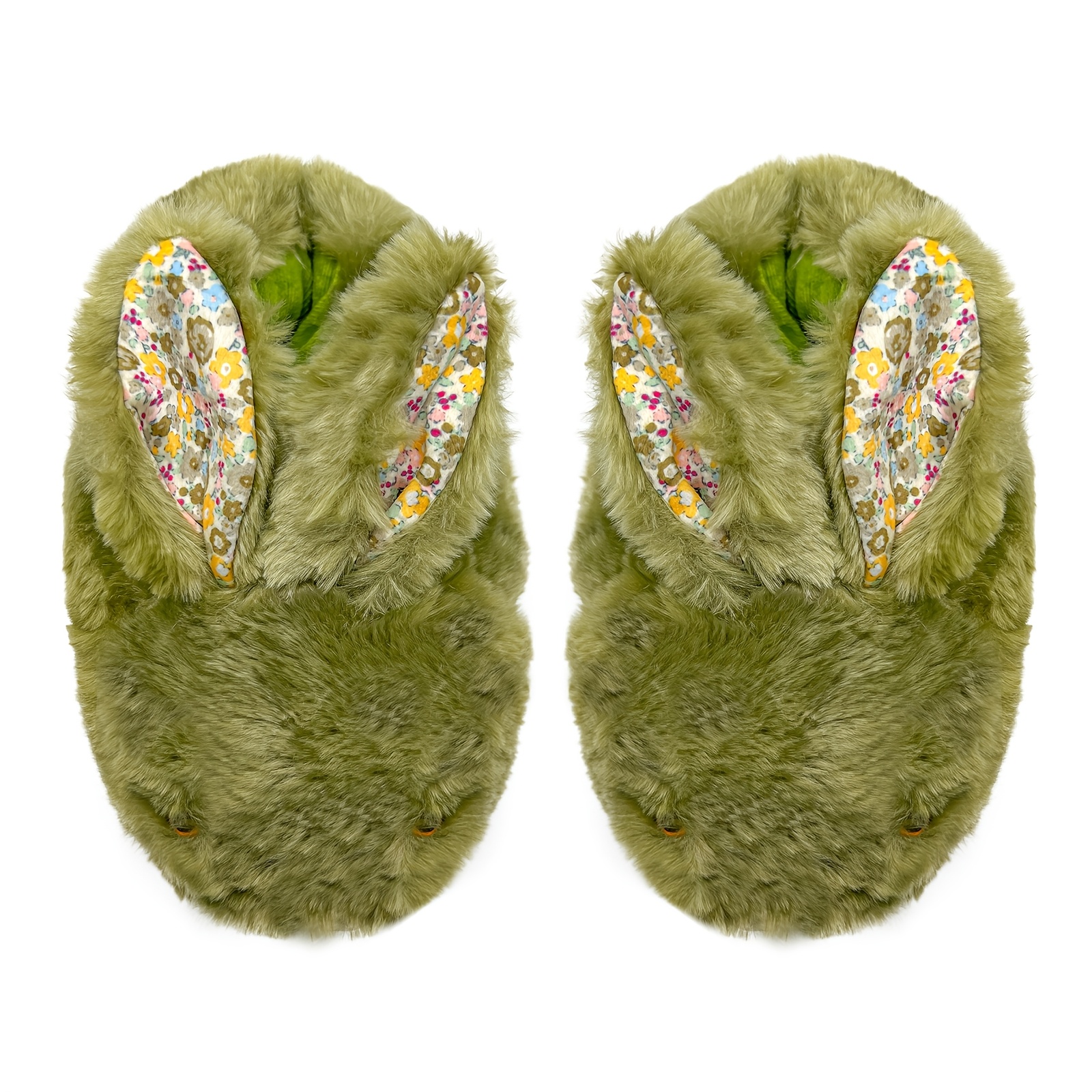 Fuzzy Slippers Bunny Slippers Walmart Pair Mens Bunny Cute Animal