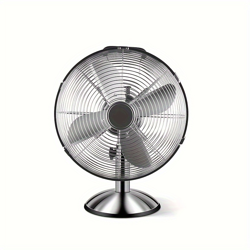 

12 Inch Stand Fan, Horizontal 75°, Settings, , Quality Made Fan, High , Heavy Duty Metal For Industrial, Commercial, Residential, Silvery, Yssoa