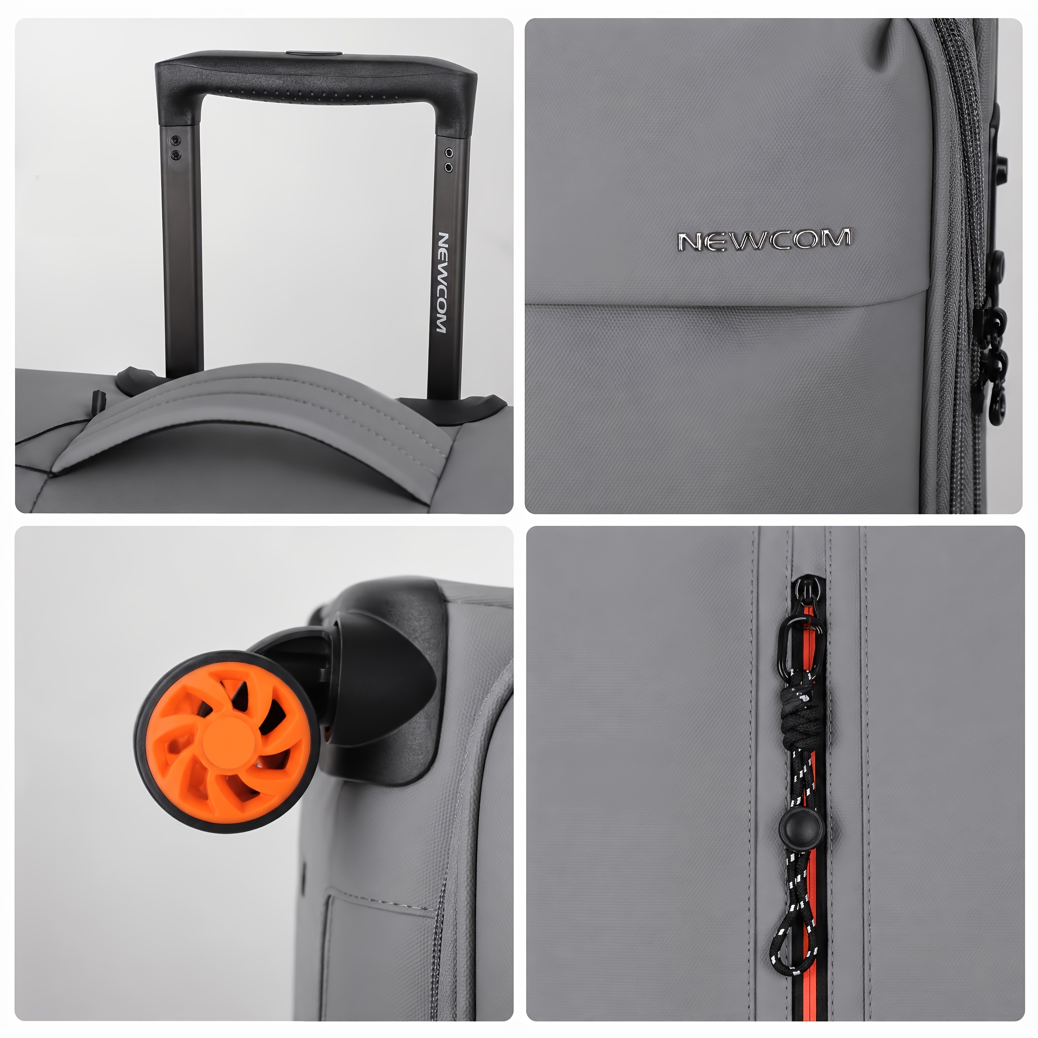 Lightweight Softside Travel Suitcase with TSA Lock
