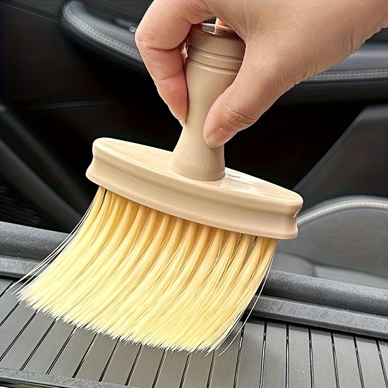 

Living Room & Bedroom Dusting Brush - 1 Pack Household Cleaning Brush For Car Interior And Window Sill Gap - Manual No Electricity Required Dust Cleaner Brush.