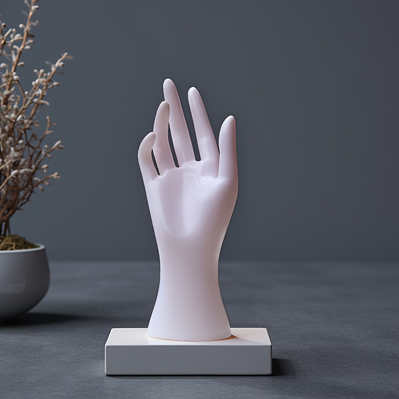 TEMU Art, Crafts & Sewing Supplies > Painting Supplies > Art Tools > Mannequin For Painting, Sculpting & Sewing - Pvc Realistic Hand Model Display