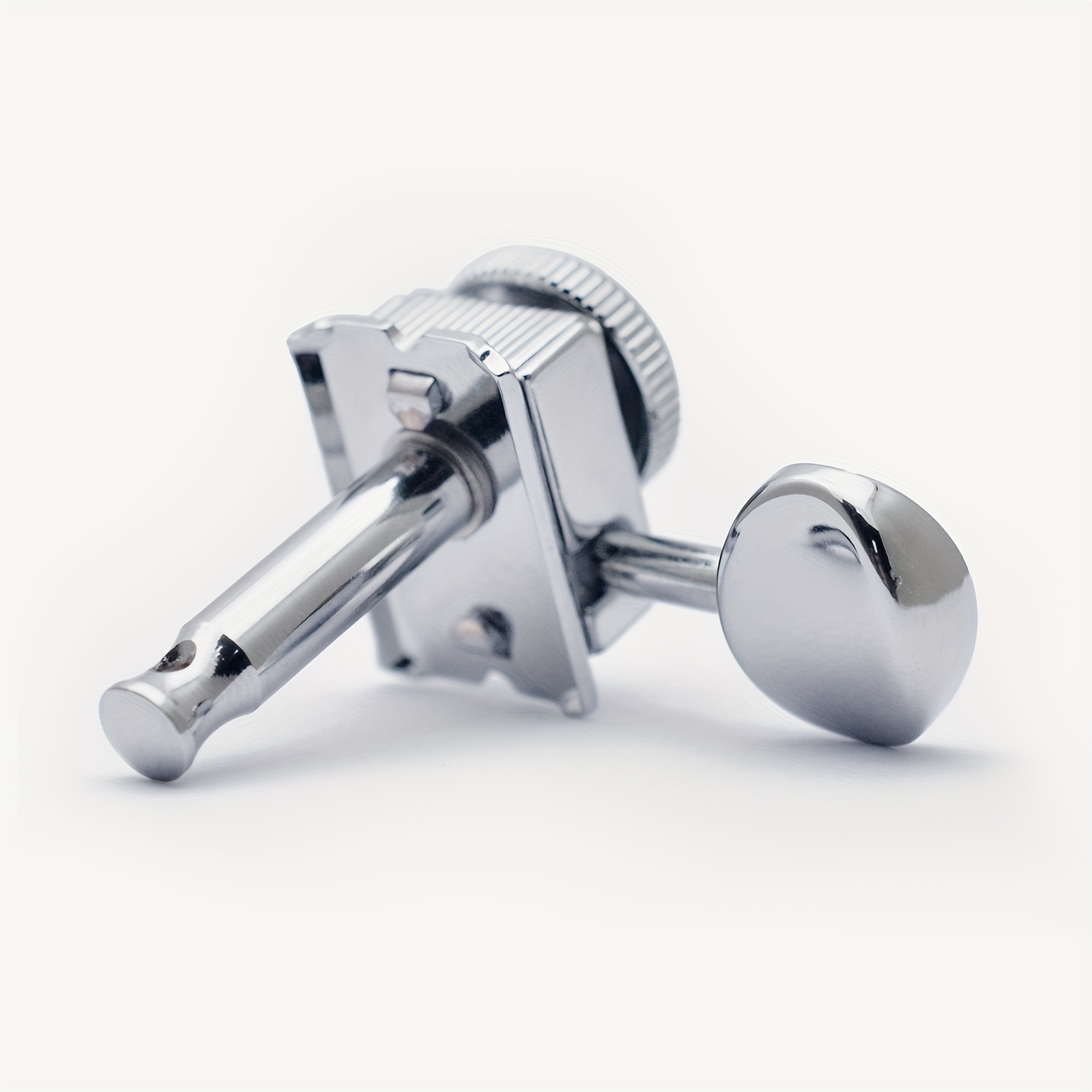 [Inline Guitar Lock Tuners] SAPHUE 6 Inline Guitar Lock String Tuners 1:15 Vintage Guitar Locking Tuning Key Pegs Machine Heads Replacement for ST TL Style Electric Folk or Acoustic Guitars Chrome/Golden, Tuning Pegs, Inline Tuners, Highquality Tuners, Replacement Tuners, Acoustic Guitarists, Guitar Players