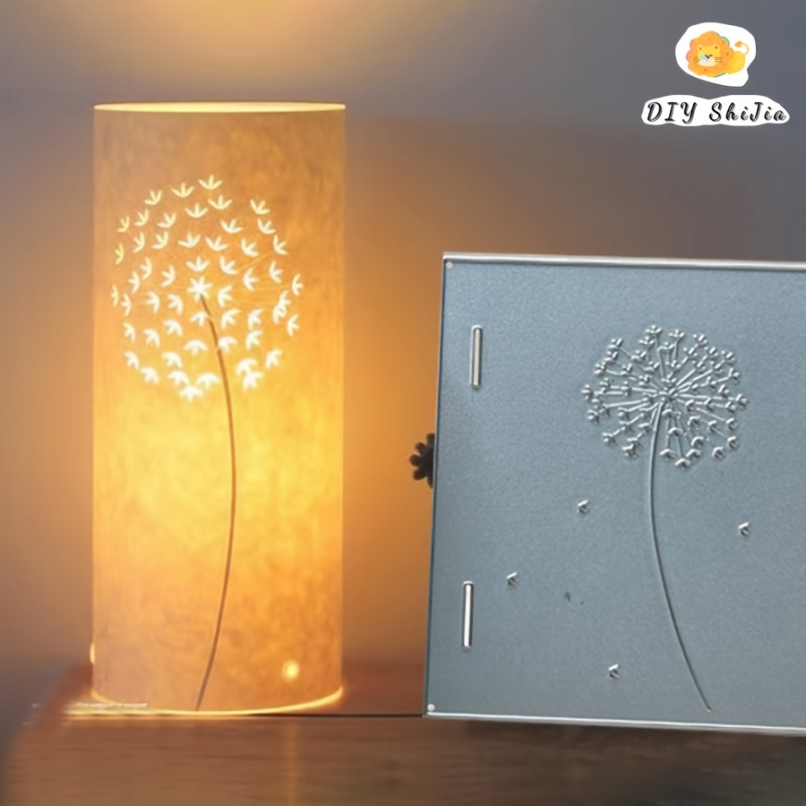 

1pc Pu Decorative Lantern Metal Cutting Embossing Diy Mold Suitable For Lantern Decoration "without Light