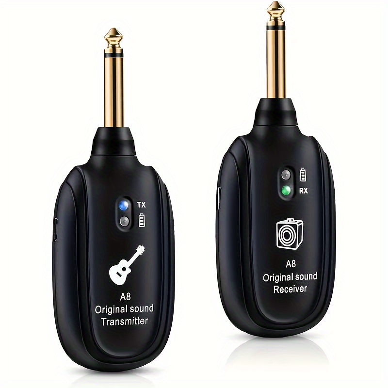 TEMU Guitar Wireless Receiver - Guitar Wireless Transmission System, Electric Guitar Wireless Pickup Wireless Transceiver - For Electric Guitar -