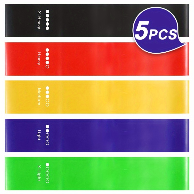 TEMU 1/5pcs Of Resistance Bands For , For Enhancing , Fitness Resistance Bands For Women.