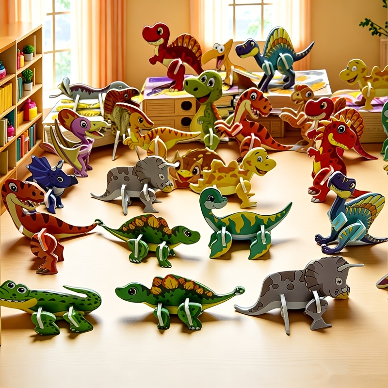35pcs Exquisite Educational 3D Stereoscopic Puzzle Set