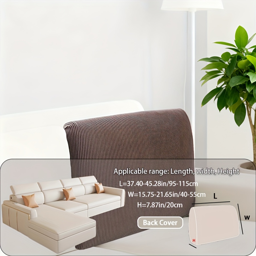 TEMU 1pc Modern Elastic Sofa Cover, Full Coverage, Non-slip, Protects Sofa, Resists Stretching And Deformation, Simple And Elegant, Machine Washable,