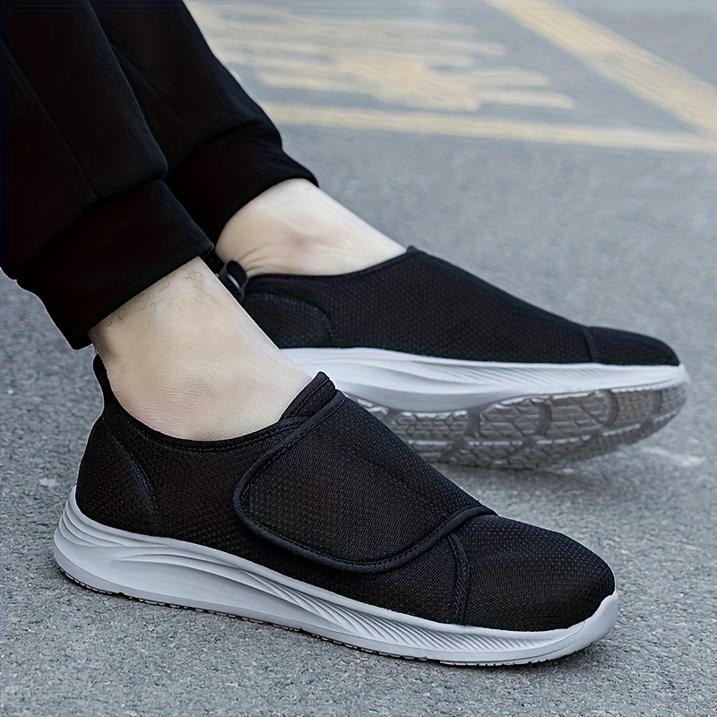 Image of Men's Casual Comfortable Athletic Shoes Adjustable Walking Shoes For , Comfortable For Wide Feet And High , Suitable For Middle-aged And Elderly
