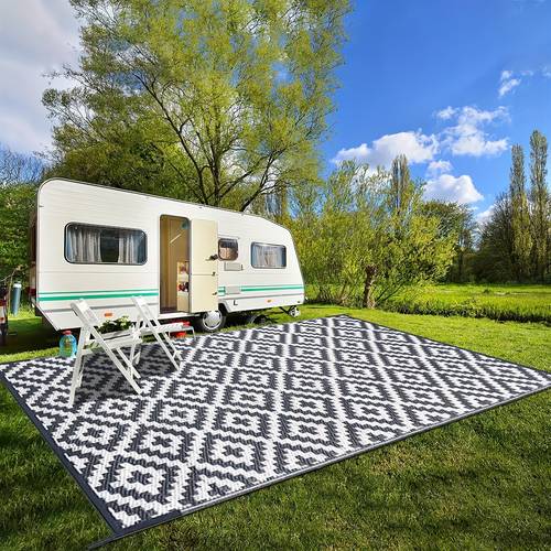 double sided modern outdoor mat patio rug dual sided plastic straw mat portable rv camping mat for indoor and outdoor use suitable for tents decks bbqs backyards picnics camping yards