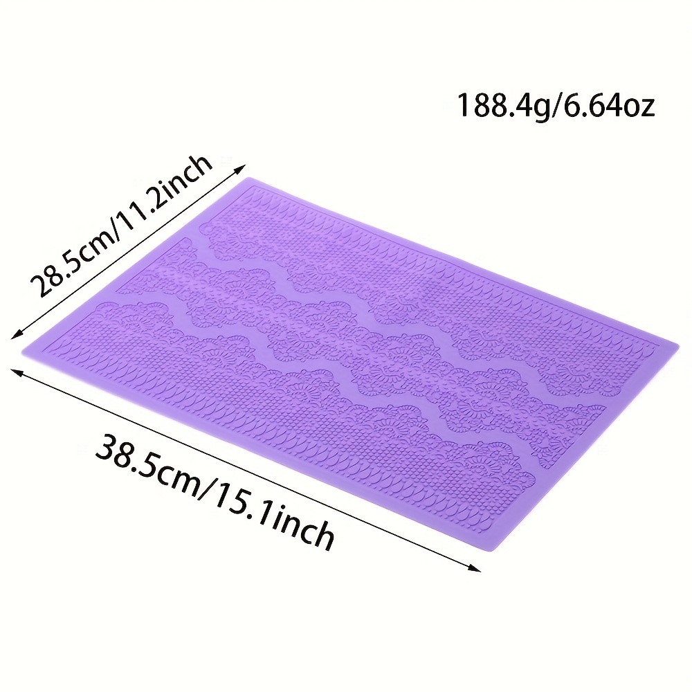 Baking Mold Fondant Lace Pattern Silicone Stamping Mat