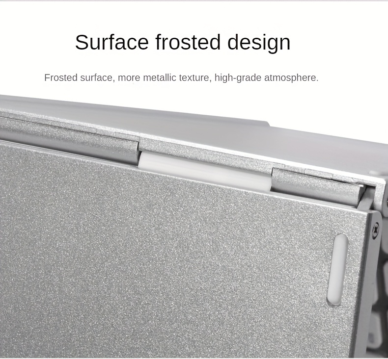 Ultra-thin Wireless Foldable Keyboard, Rechargeable Magnetic 7.3mm Ultra Slim and Compact Keyboard with Media Hotkeys for Computer Desktop PC Laptop Smart TV