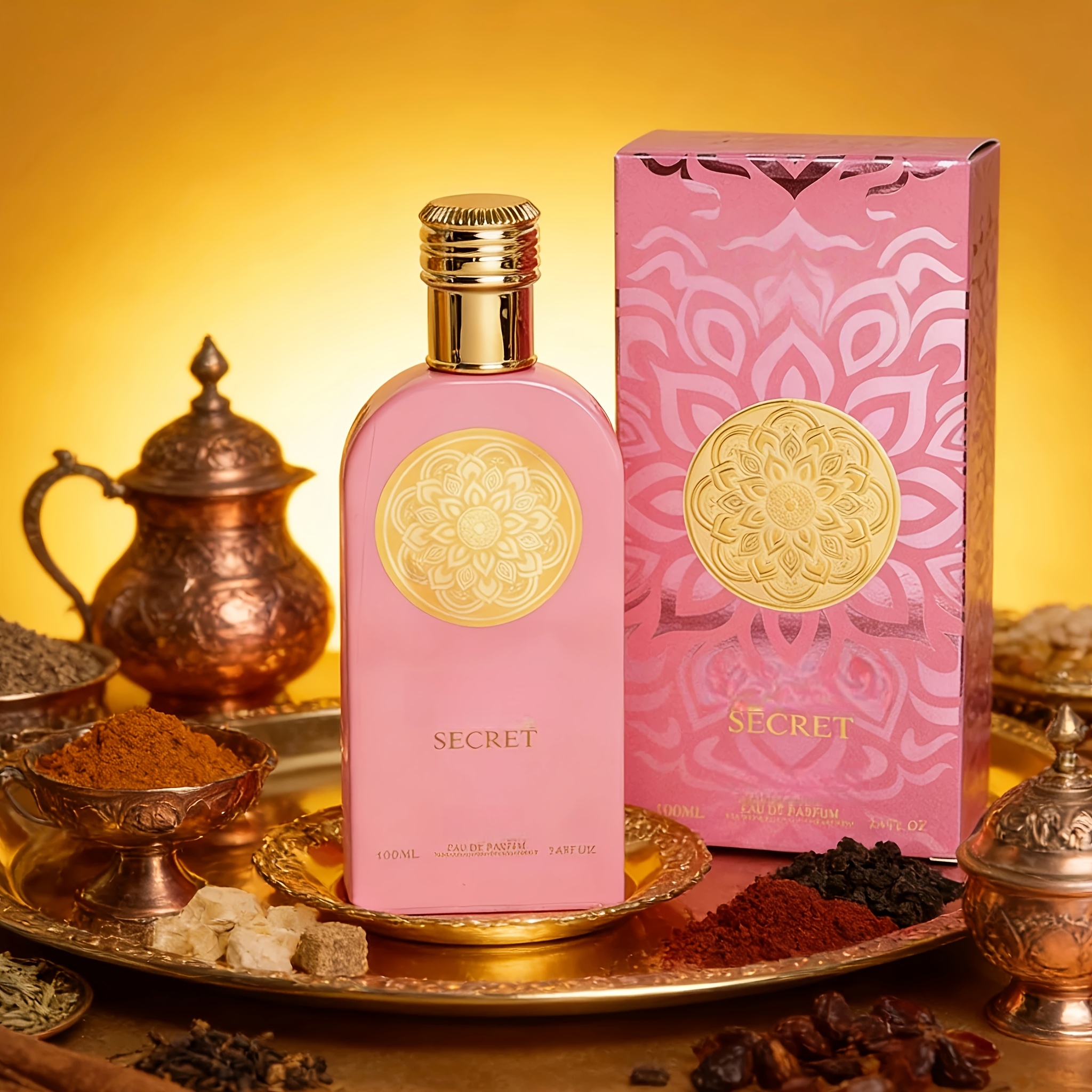 TEMU 3.4 Ounces Of Middle Eastern Dubai Amber Wood Perfume, Featuring A Lasting Amber Scent Accented With Notes Of Lemon And Musk. Elegantly Packaged