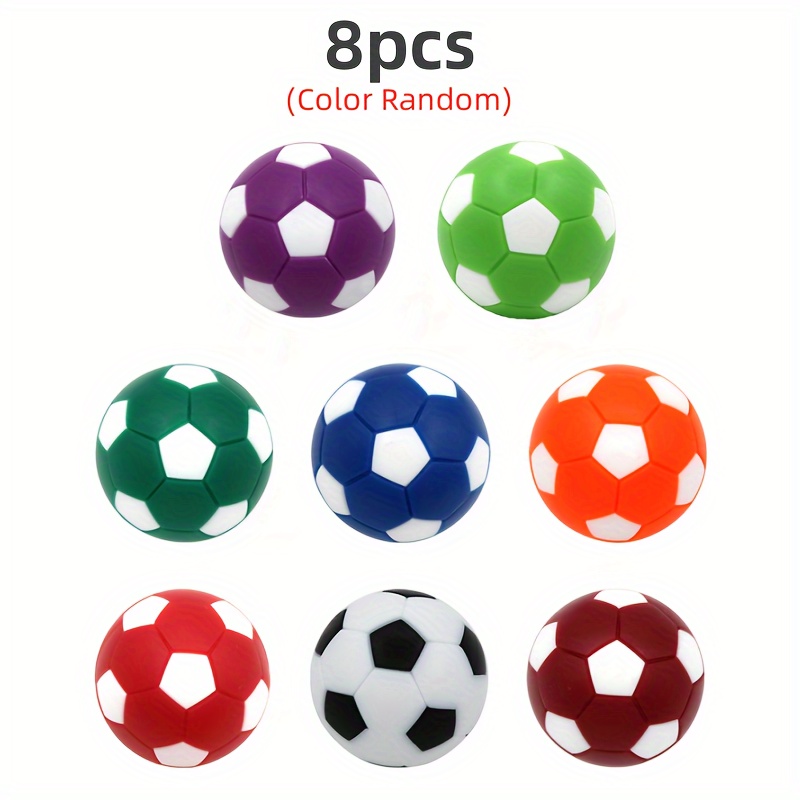 TOYANDONA 10 Uds. Accesorios de futbolín de plástico para niños, mini  pelotas de fútbol para niños, accesorios de fútbol de mesa, juego de fútbol  de