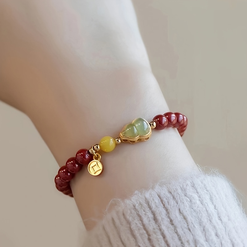 TEMU 1pza Pulsera Roja De De , Pulsera De Pareja Que , Regalo De Vacaciones, Para Hombres Y Mujeres