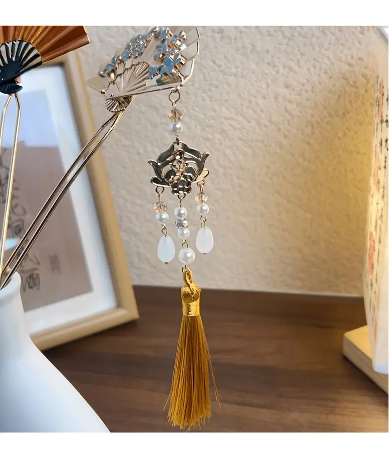 3pcs high end chinese hairpin featuring a chinese style bridal braided comb fairy hair clip maifan dress accessories hair clip suitable for occasions weddings gifts photography festivals party clothing and other dress up headwear accessory Product details 6