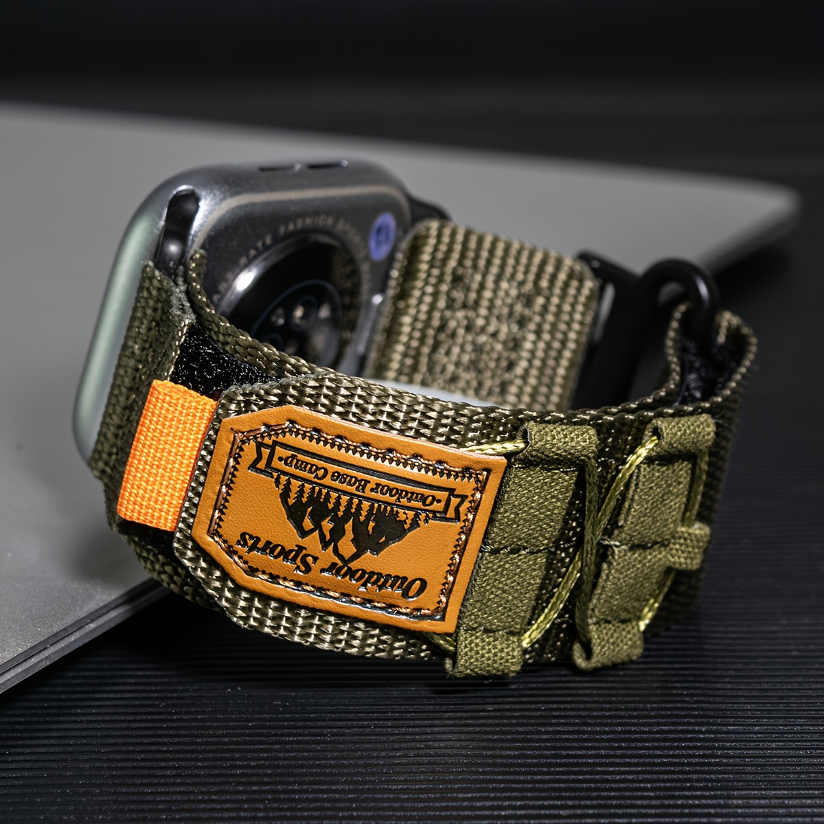 E-shop Nylon Armband für Apple Watch / 11/10 6 5 4 SE Armband, Robustes Geflochtenes Sport Loop Armband für Iwatch Series 49Mm 46Mm 45Mm 44Mm 42Mm 41Mm
