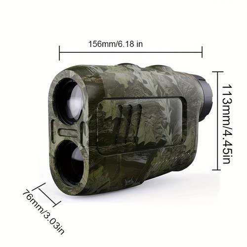 range finder 656 yards range 6x magnification rain fog mode 0 3s instant measurement lightweight laser range finder for hunting durable