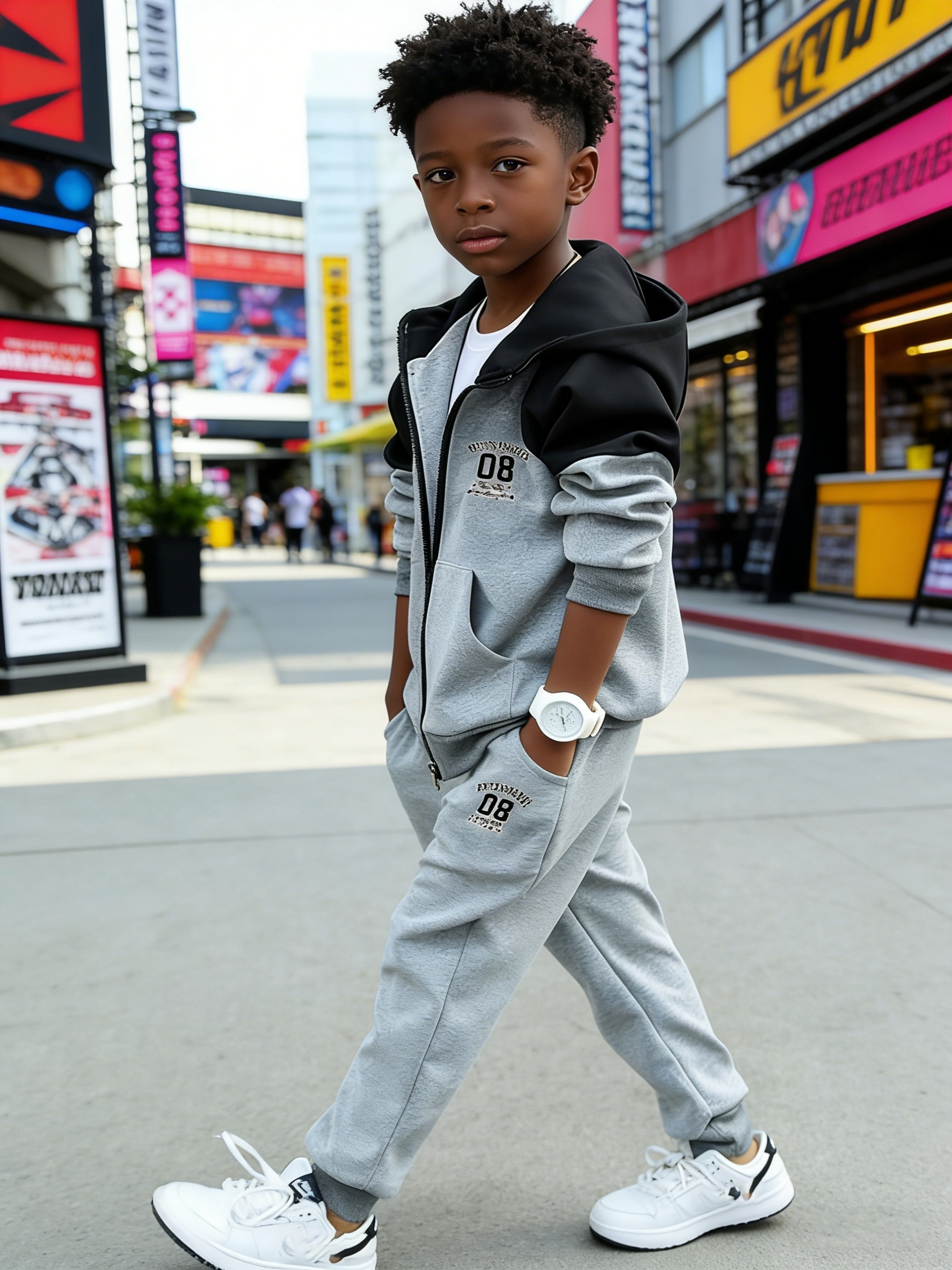 トップス Y2K C-Boy Style Summer 4pc Outfit Set 2pcs y2k boys casual hoodie pants set 2026 new streetwear - Temu