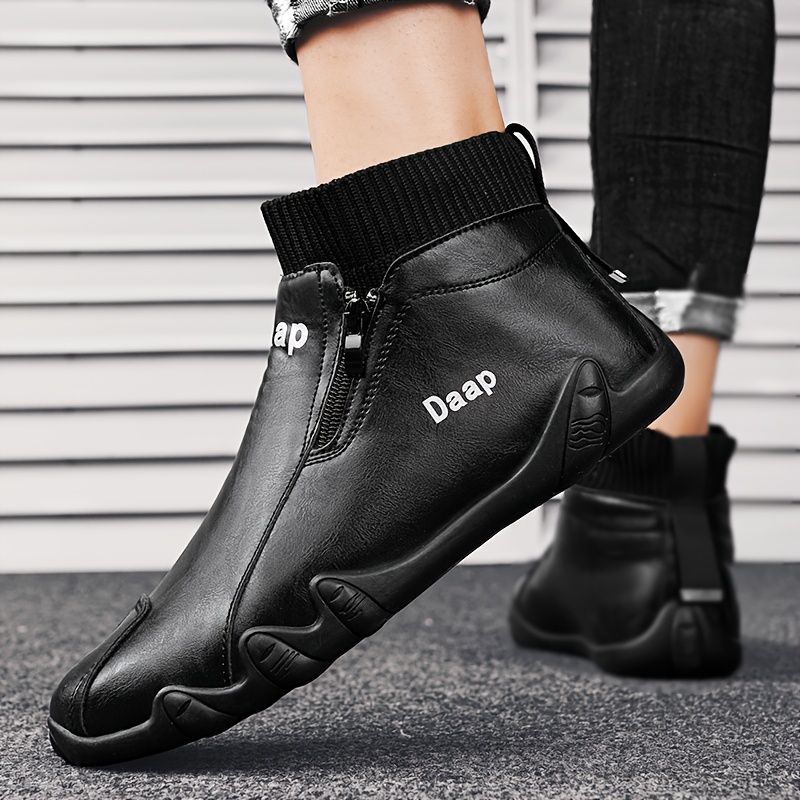 Botas de senderismo para hombre, talla grande, transpirables, con cordones, tenis casuales para todas las estaciones