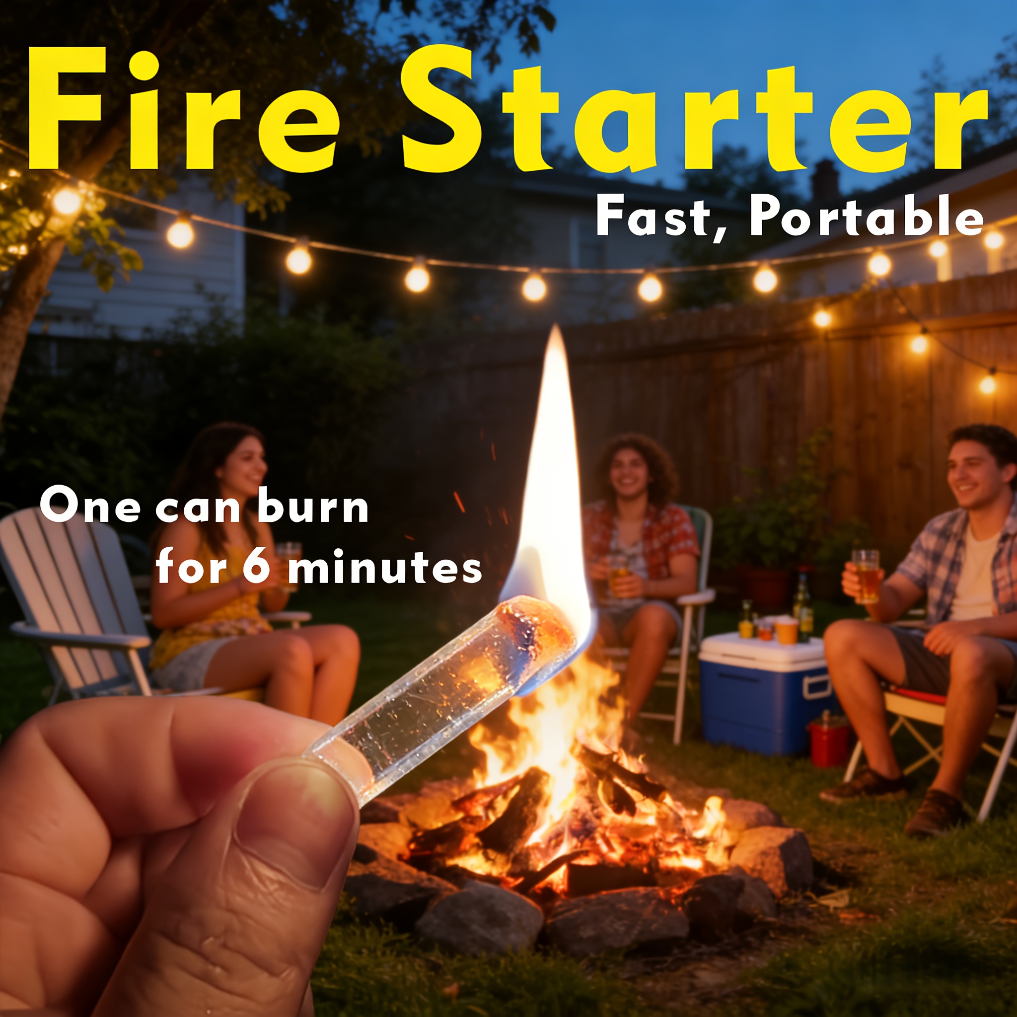 9pcs Fire Striker Set for Waterproof Fire Starting