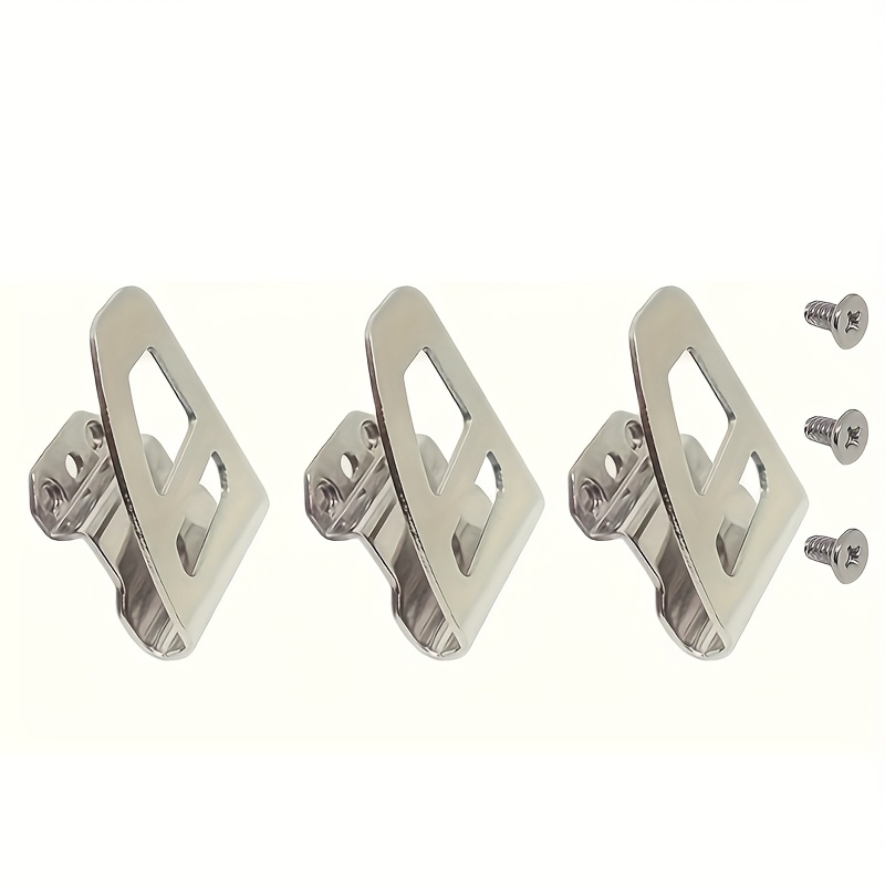TEMU 3pcs Replacement Leather Straps For Hook Support, Drill Bit Clamp Hook Kit With Thread For M1818v, Mark Titanium Golden Mill Driver Hanger Belt
