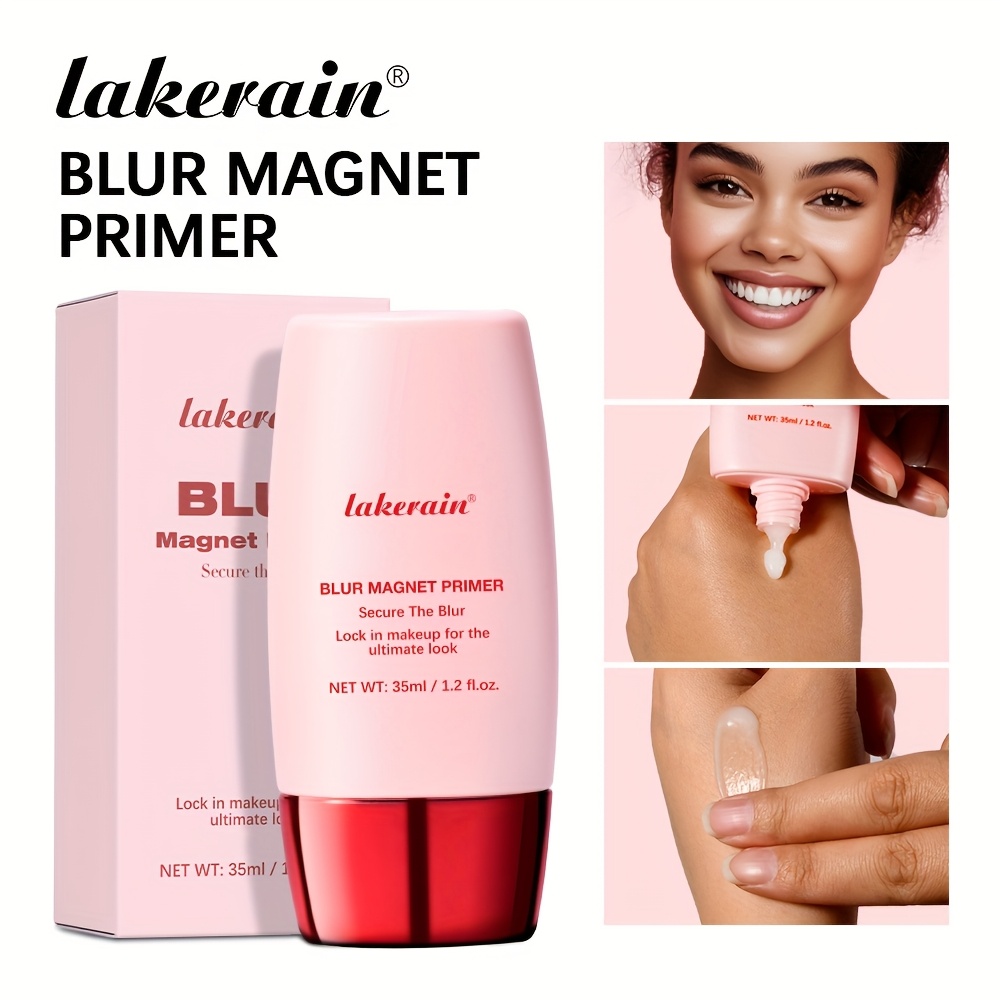 1pc Lakerain Blur Magnet Primer, Matte Finish, Moisturizing Under Makeup, Firming Skin Base, Smooth Application, Light Texture, Niacinamide Enriched, Cream Form, Fair Tone, Lake Rain