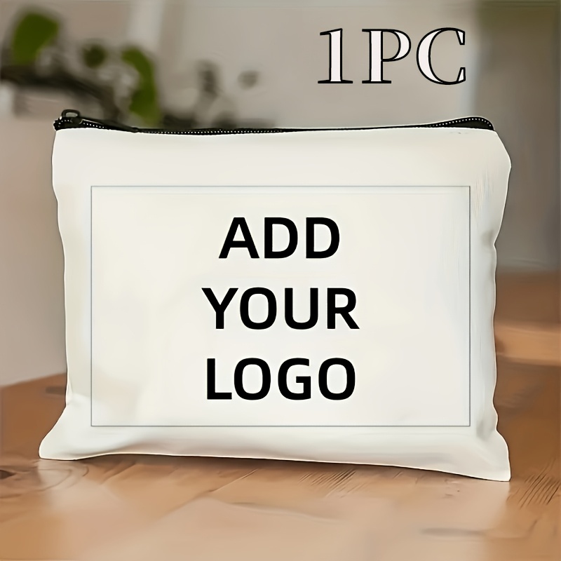 TEMU [customization] 1/8pcs Custom Pattern Zippered Makeup Bag, Personalized Custom Pattern/photo/logo Toiletry Bag, Customized Women's Handbag, Best