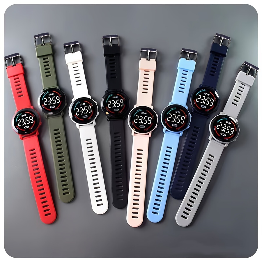 New Fashionable Electronic Watch, Simple Casual Sports Style, Xiaojin Hua Exam LED Digital Watch