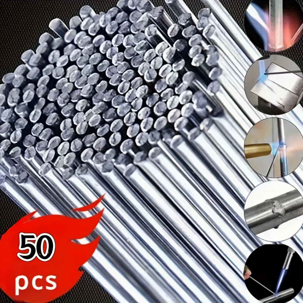 

50pcs Low Welding For Copper, Iron, Aluminum & Steel - , For Diy & Projects