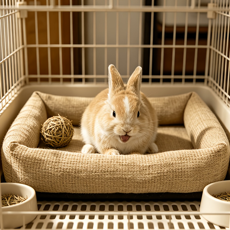 Scratch-Resistant Nest for Rabbits