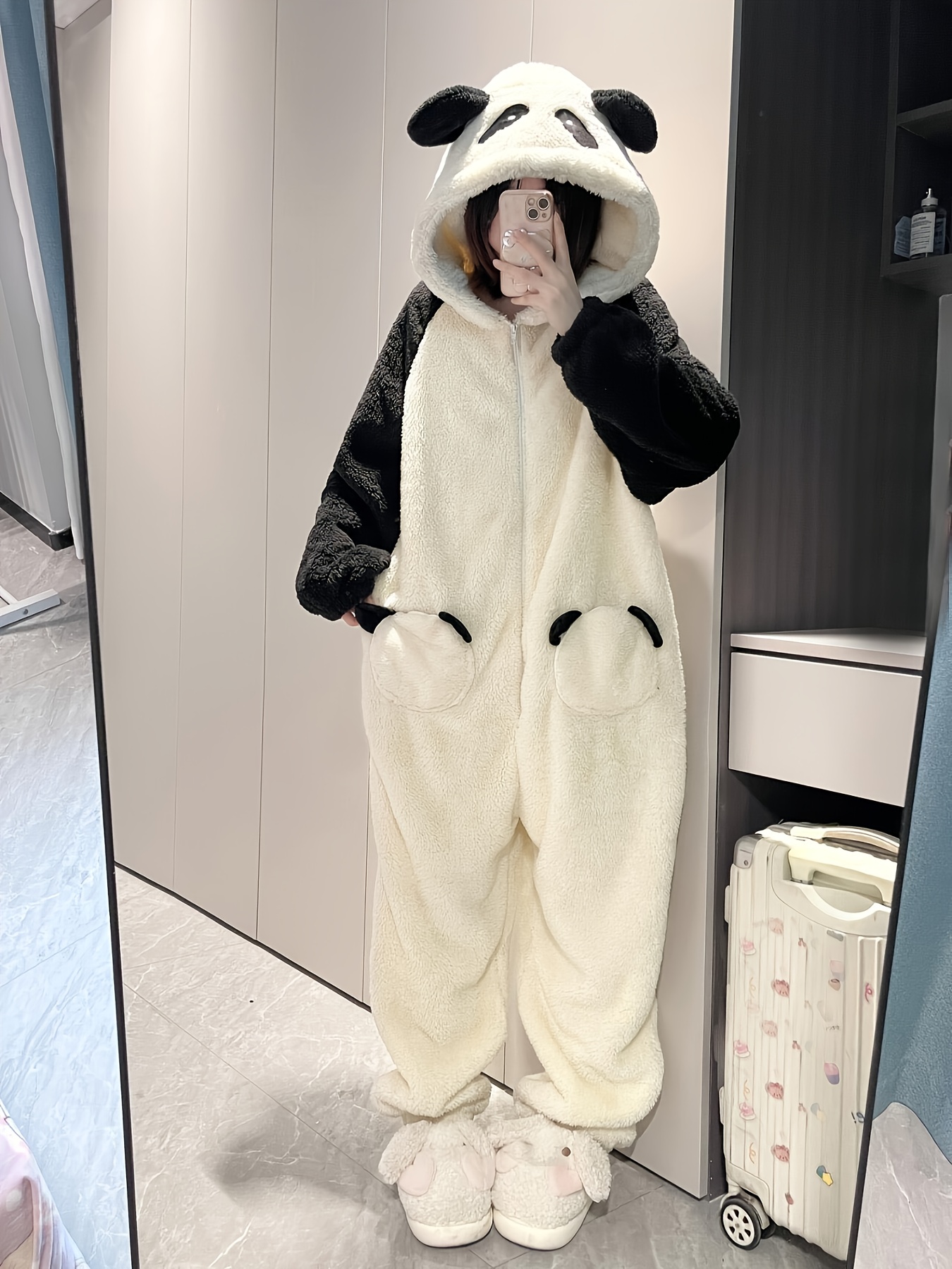 knee length dresses for ladies Women's Panda Jumpsuit