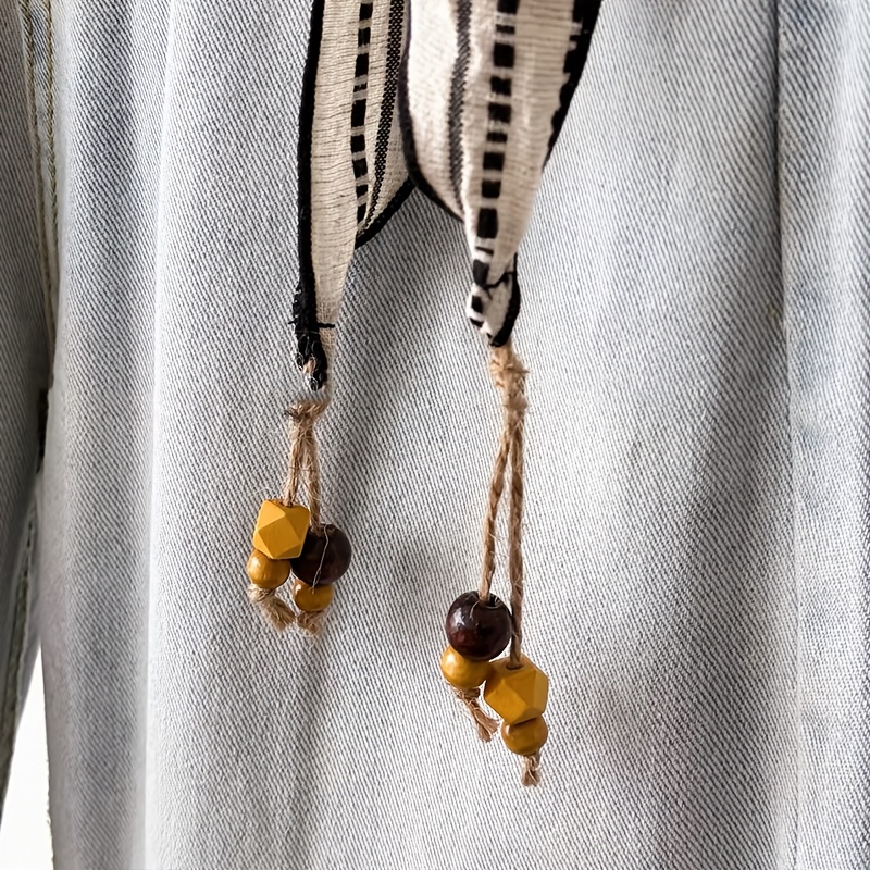 Women's Ethnic Style Triangle Scarf Belt for Trousers