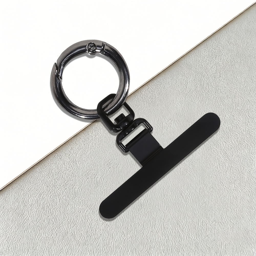 TEMU A Rotatable Metal Clip, Phone Fixing Gasket, Which To Mobile Phone Lanyard Decorations. Suitable For All Kinds Of Smartphones. Ultra - Light And