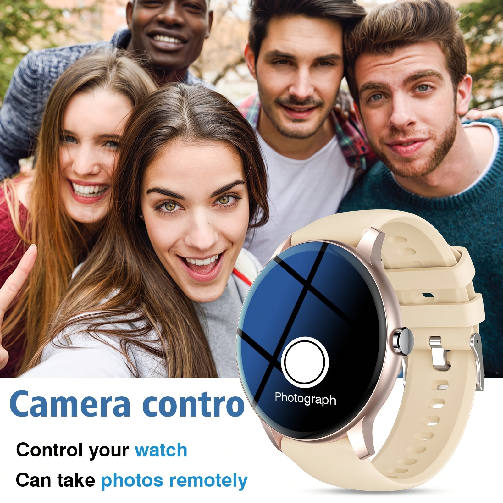 2026 smartwatch   with wireless calling wireless   multiple sports   music control sedentary reminder wallpaper weather updates usb charging multi functional wearable compatible with iphone and   Product details 2