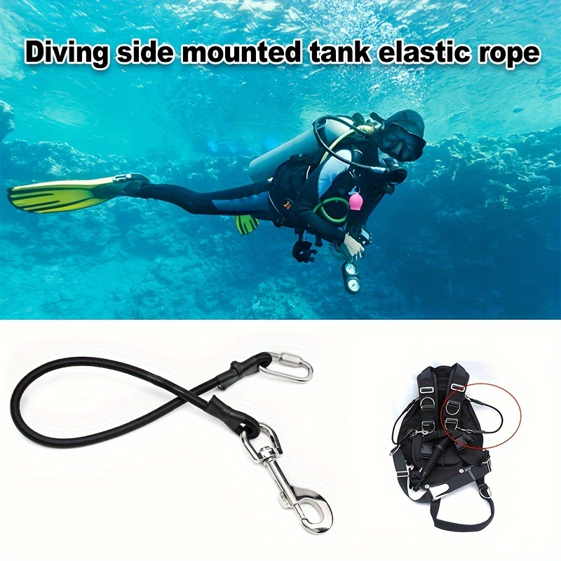 1pc 15m/30m(590.55in/1181.1in) * Diving Reel, Aluminum Alloy Large * Spool,  Finger Reel With Snap Clip, For Underwater Diving, Snorkeling