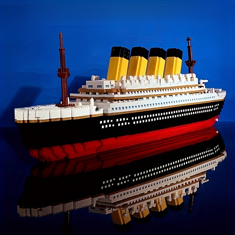

4000 Pieces Cruise Ship Building Block Set: Diy Educational Toy For Ages 14 And Up