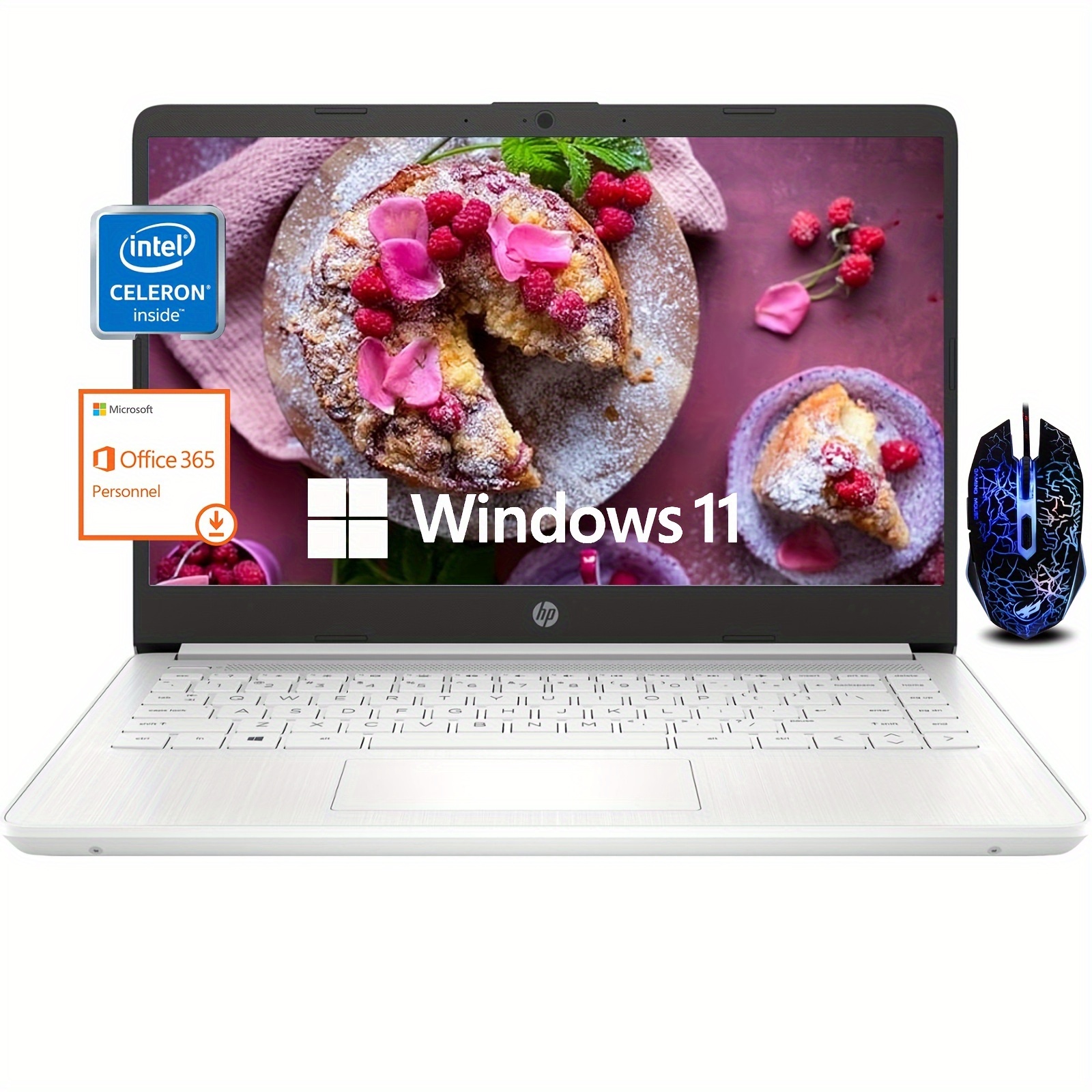 

Hp 2024 14" Laptop For Students & Business - Intel Celeron N4120 -, Up To 16gb For , 320gb Storage (64gb Emmc+256gb ), Included, Home S Mode, White