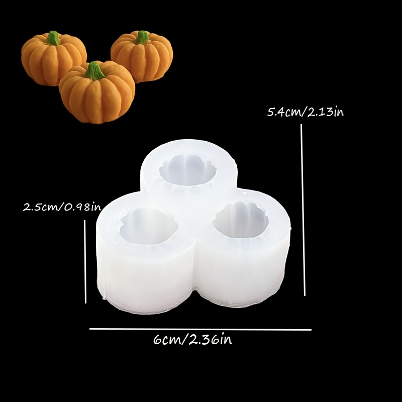 Image of Resin Silicone Molds, 3d Mini Pumpkin Decorative Silicone Molds, Halloween-themed Candle-making Molds, Halloween Pumpkin Candle Gifts, Plaster And Epoxy Resin Casting Molds, Home Decor