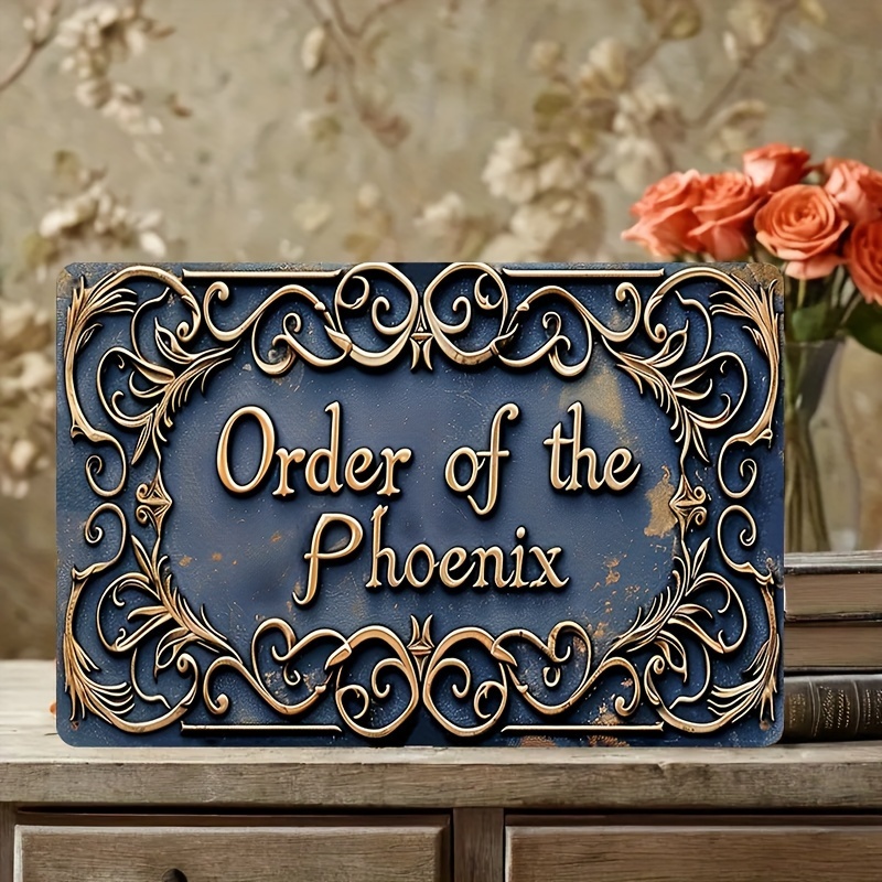 

Order Of 12"x8" Aluminum - Wizarding , For , , & Bar Decor